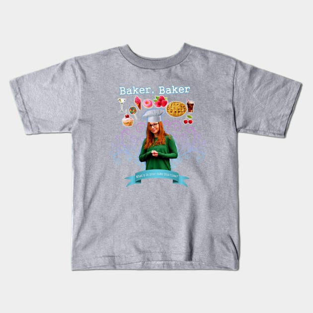 BAKER BAKER Kids T-Shirt by SortaFairytale